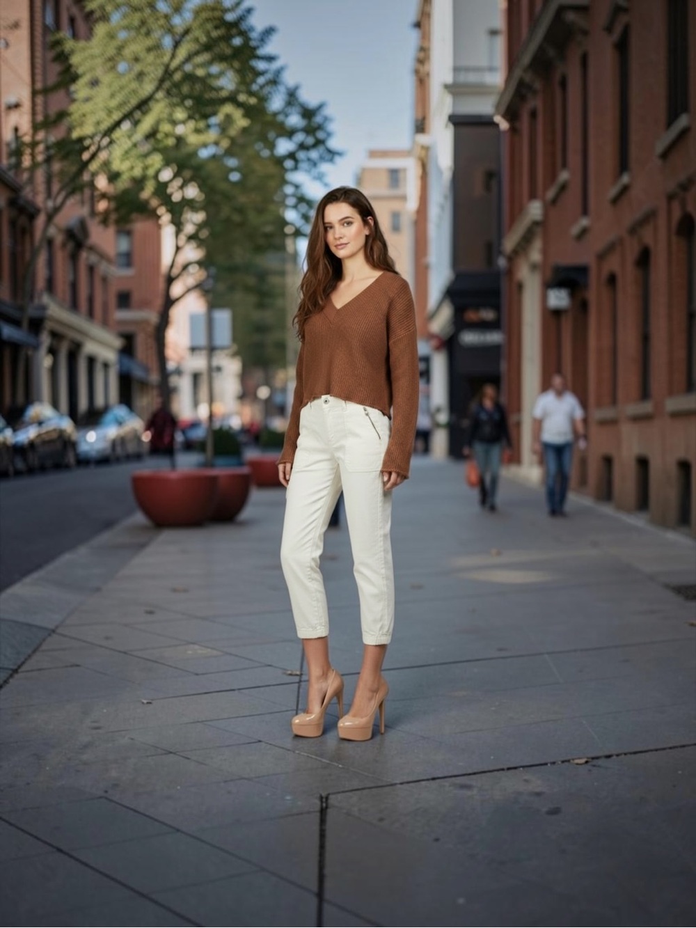 NWT Veronica Beard Cardiff Denim Pants Size 4 $295